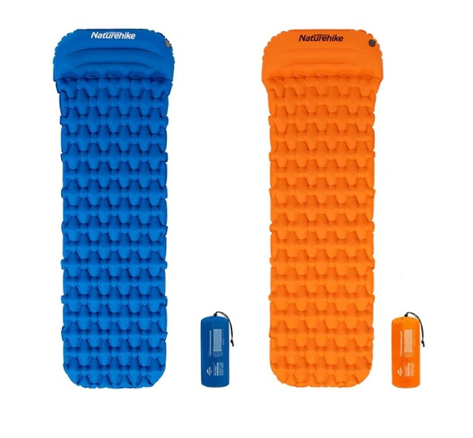 Килимок надувний Naturehike FC-10 (NH19Z012-P) з подушкою