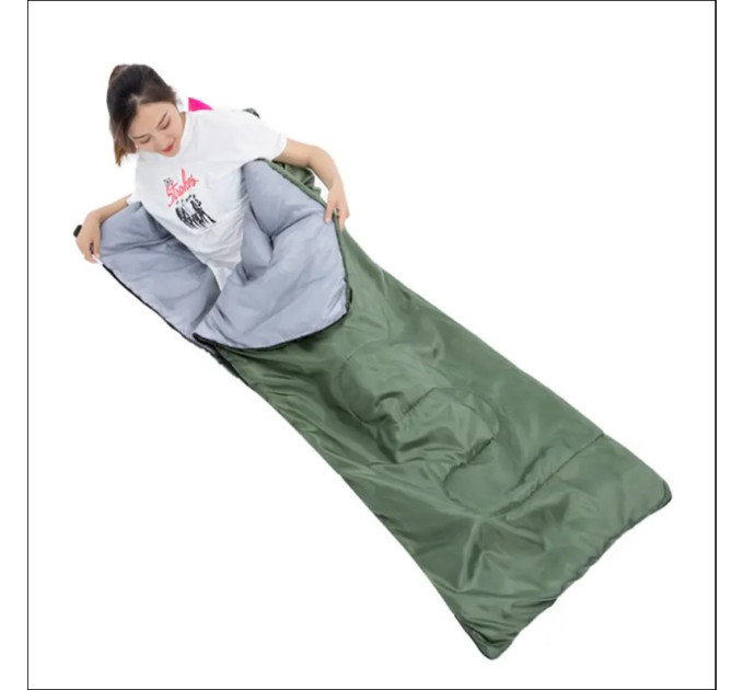 Cпальний мішок Camping Outdoor синій